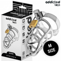 Addicted Toys Locked - Silbernes Schloss Peniskã„Fig Metall Größe M