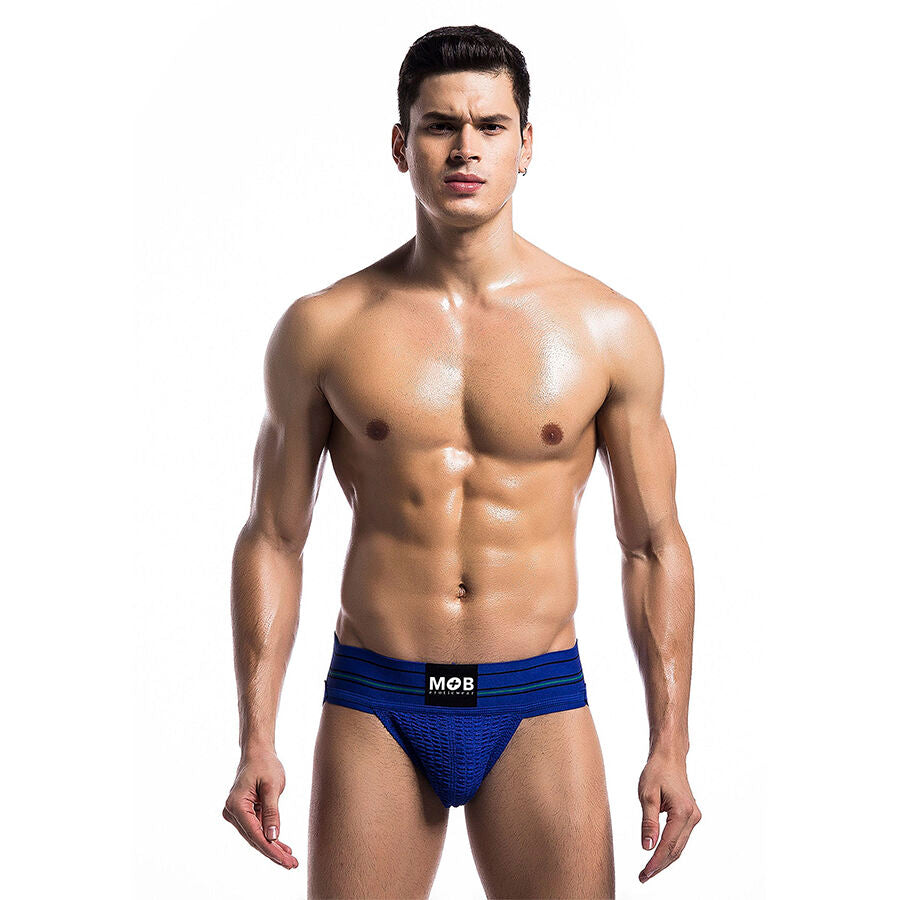 Mob - Klassischer Blauer Tanga L