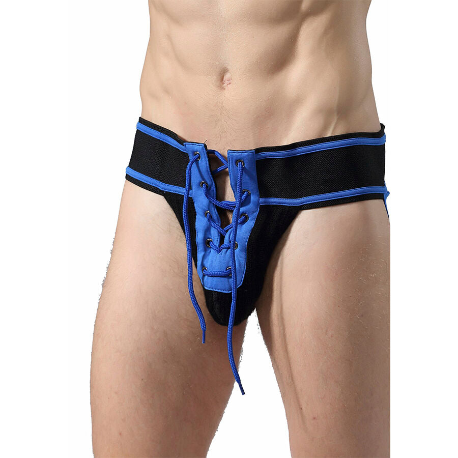 Mob - Fetish Jockstrap Football Blau Größe   S