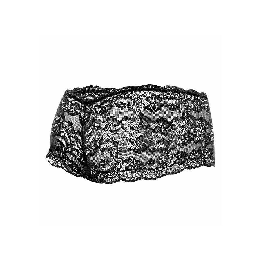 Mob - Schwarze Spitzenboxer Größe   L/XL