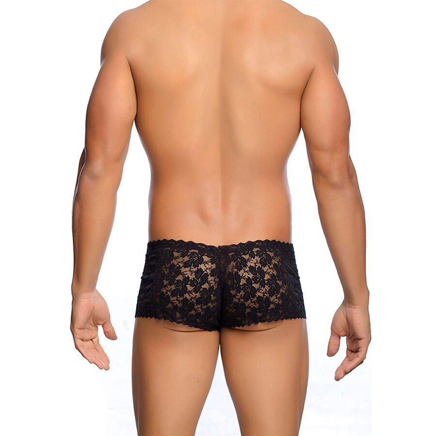 Mob - Schwarze Spitzenboxer Größe   L/XL