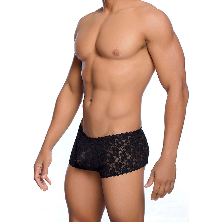 Mob - Schwarze Spitzenboxer Größe   L/XL