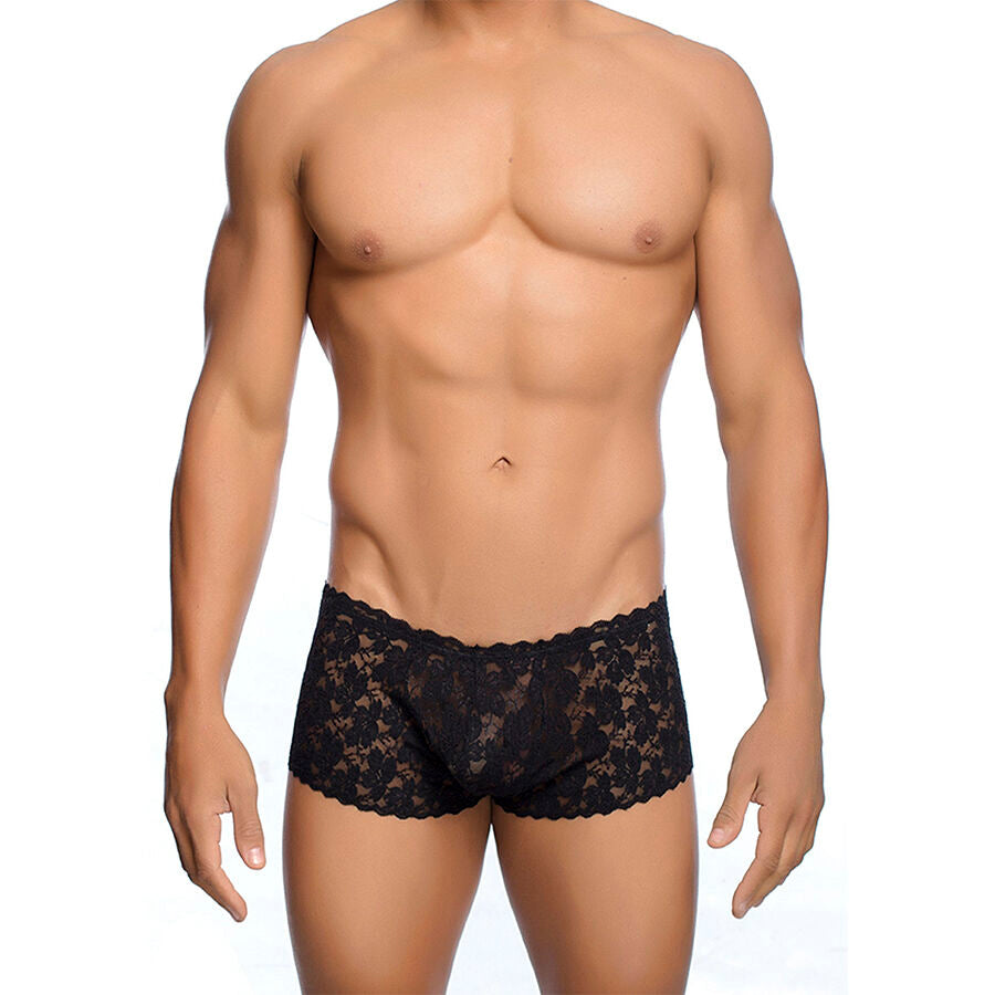Mob - Schwarze Spitzenboxer Größe   L/XL