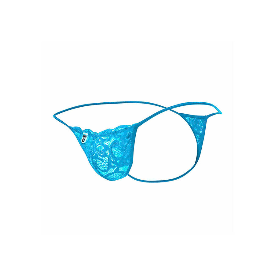 Mob - Aqua Spitzen-Tanga Größe   S/M