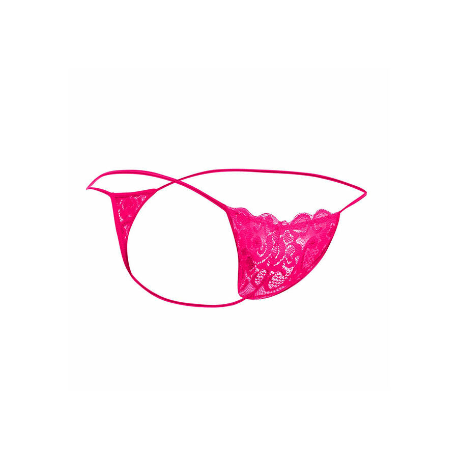 Mob - Rosa Spitzen-Tanga Größe   L/XL