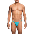 Mob - Transparenter T-Förmiger Tanga Aqua Größe  L/XL