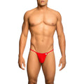 Mob - Transparenter Roter T-Förmiger Tanga Größe  L/XL