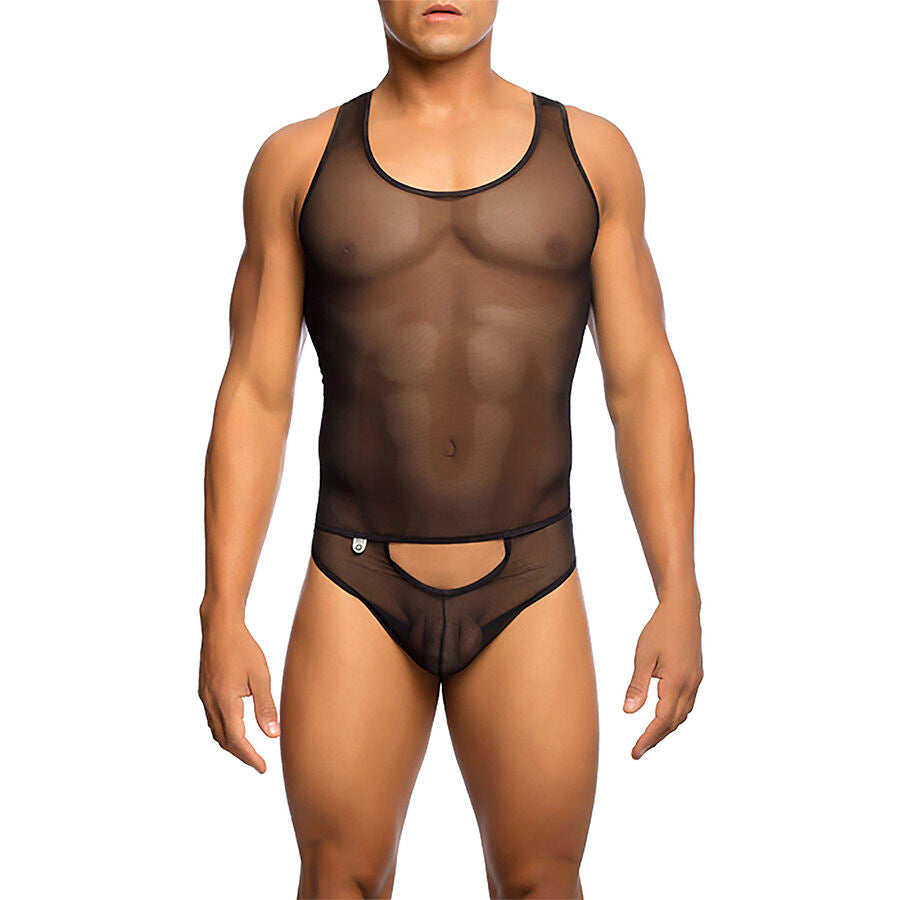 Mob - Transparenter Schwarzer Bodysheer Größe  S/M