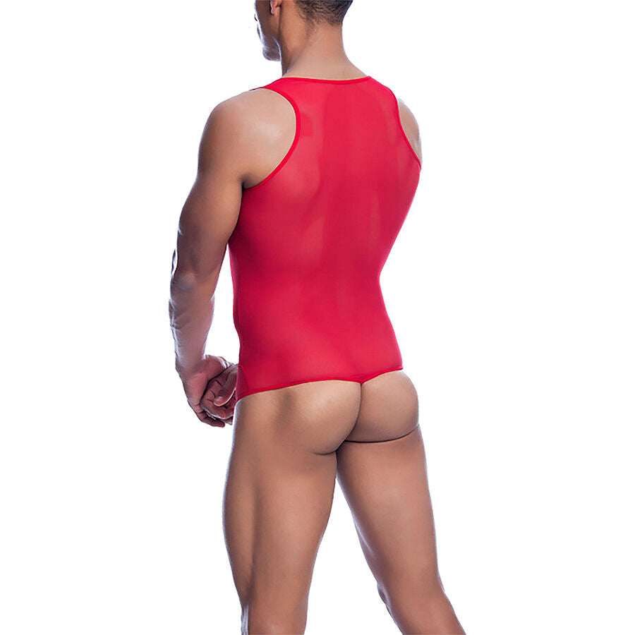 Mob - Roter Transparenter Bodyshee Größe  L/XL
