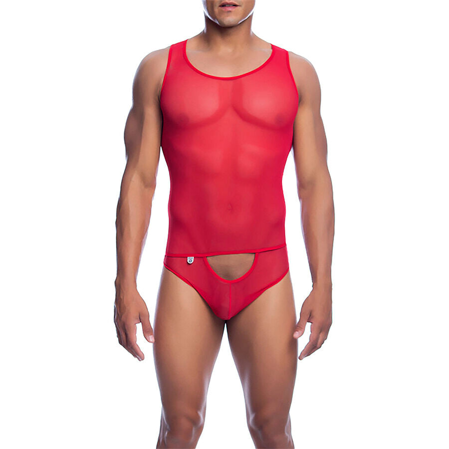 Mob - Roter Transparenter Bodyshee Größe  L/XL