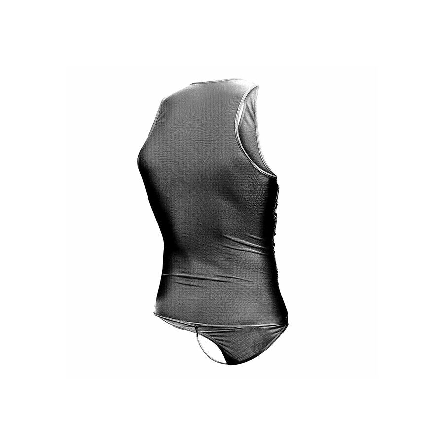 Mob - Transparenter Schwarzer Bodysheer Größe  L/XL