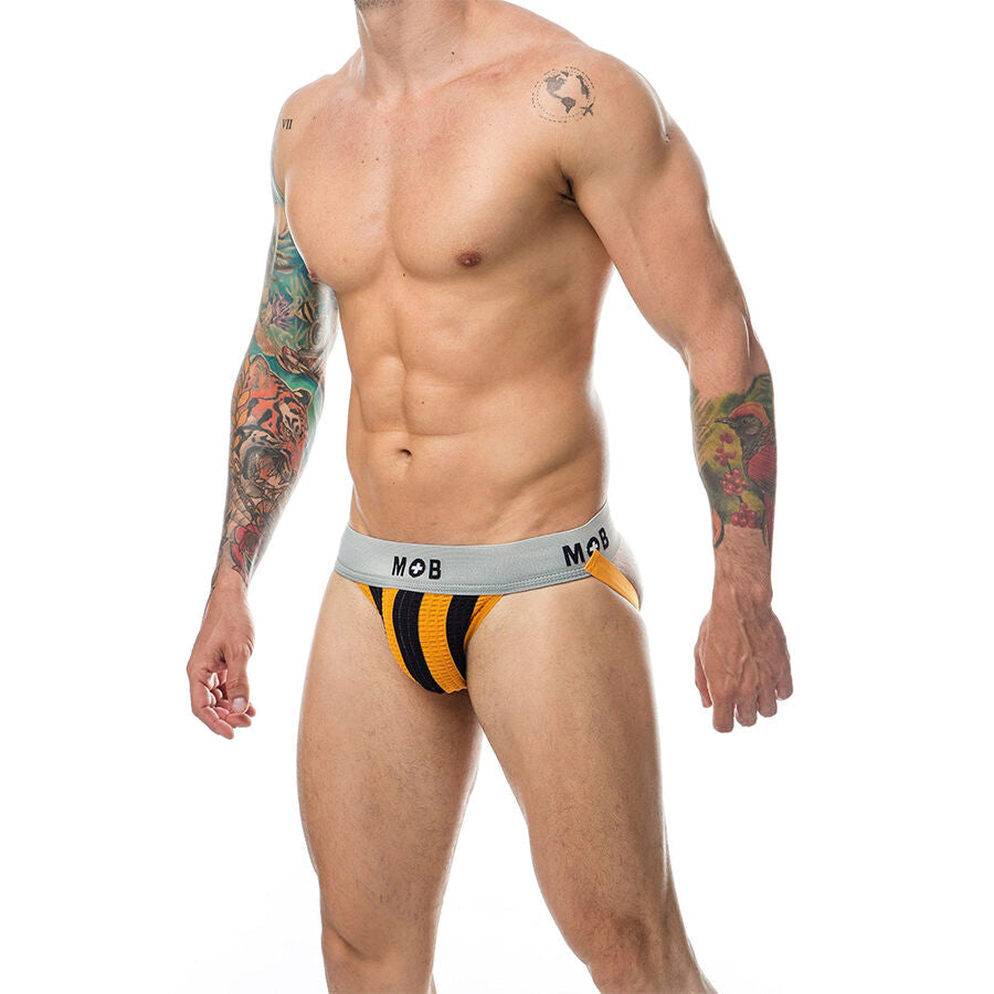 Mob - Classic Jock Stripe Orange Größe  M