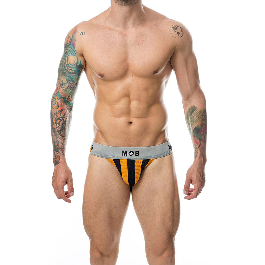 Mob - Classic Jock Stripe Orange Größe  M
