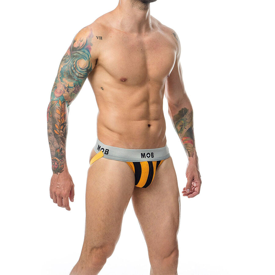 Mob - Classic Jock Stripe Orange Größe  XL