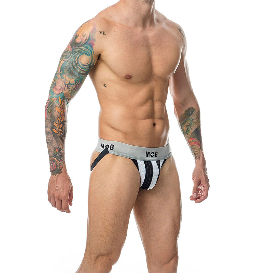 Mob - Classic Stripe Weisser Jock Größe  XL
