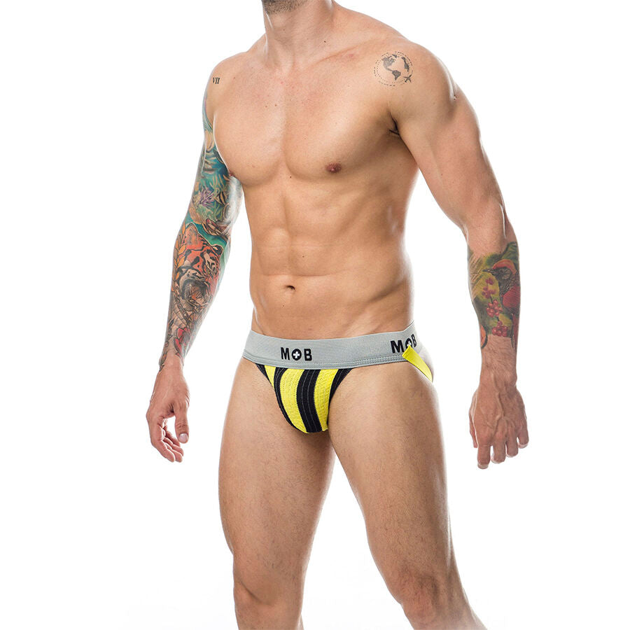 Mob - Classic Jock Stripe Gelb Größe L