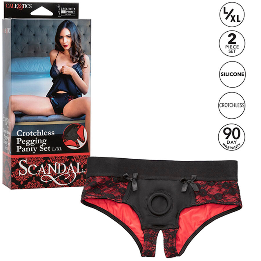 Calexotics - Scandal Set Aus Schwimmendem Höschen Mit Dildo  L/Xl