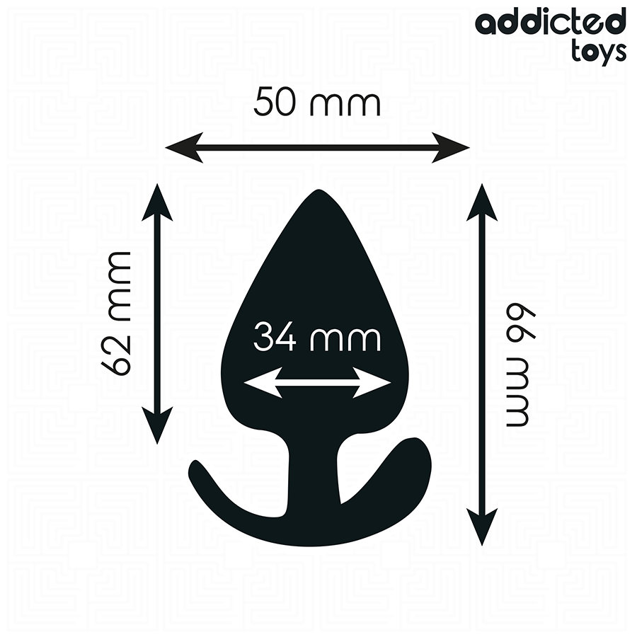 Addicted Toys - Analstecker Größe M 6,6 Cm