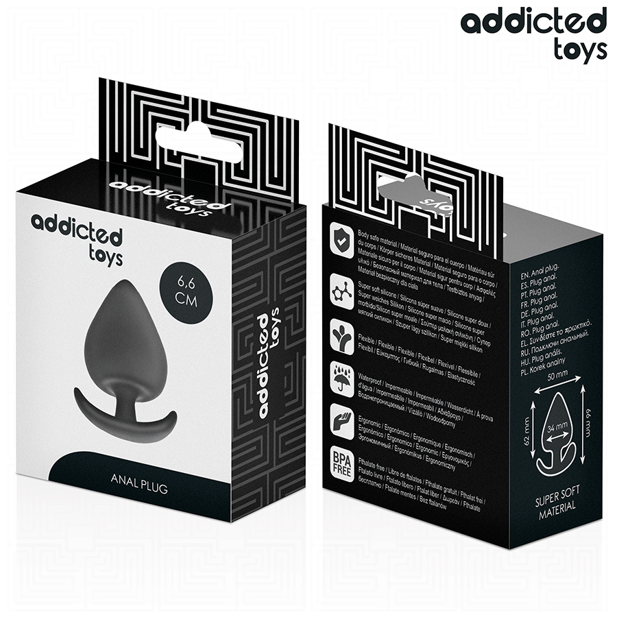 Addicted Toys - Analstecker Größe M 6,6 Cm