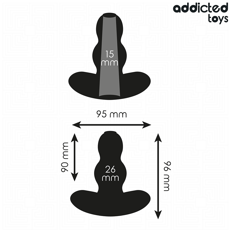 Addicted Toys - Hohl Anal Plug M 9,6 Cm