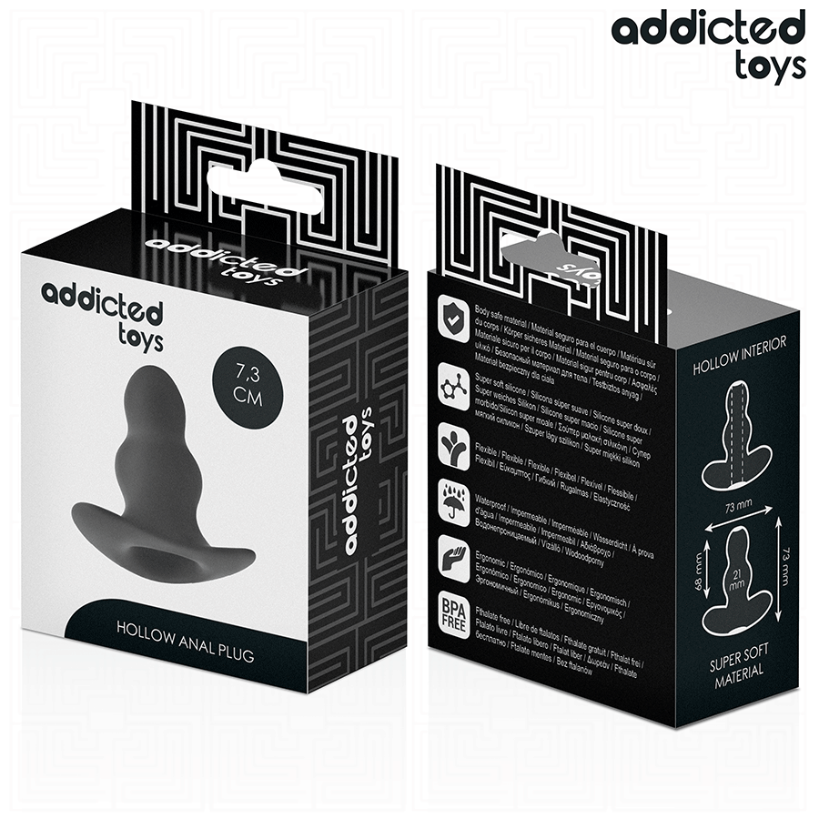 Addicted Toys - Hohl Analplug S 7,3 Cm
