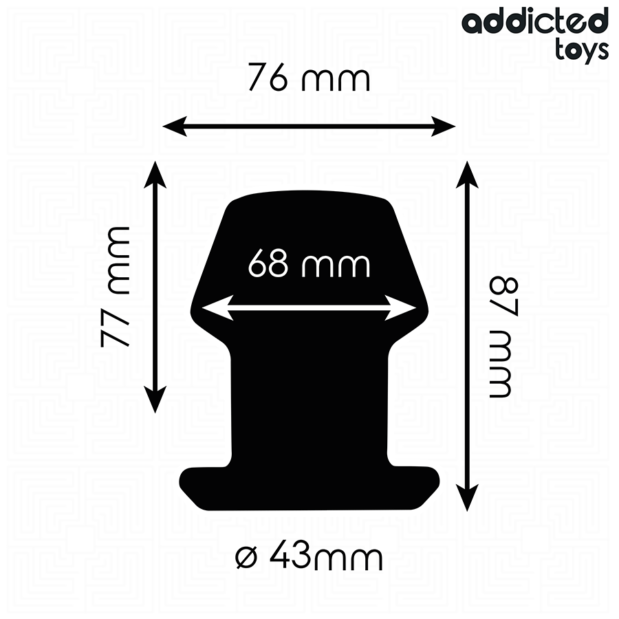 Addicted Toys - Extrem Hohl Anal Plug M 8,7 Cm