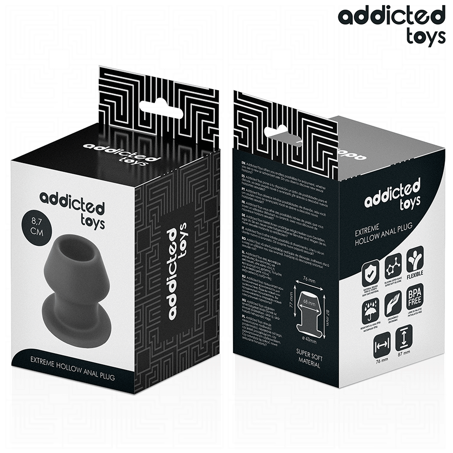 Addicted Toys - Extrem Hohl Anal Plug M 8,7 Cm