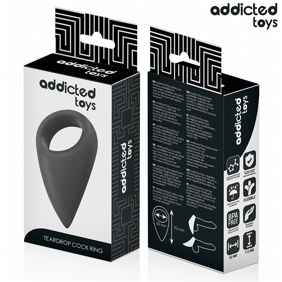 Addicted Toys - Trãnenförmiger Penisring