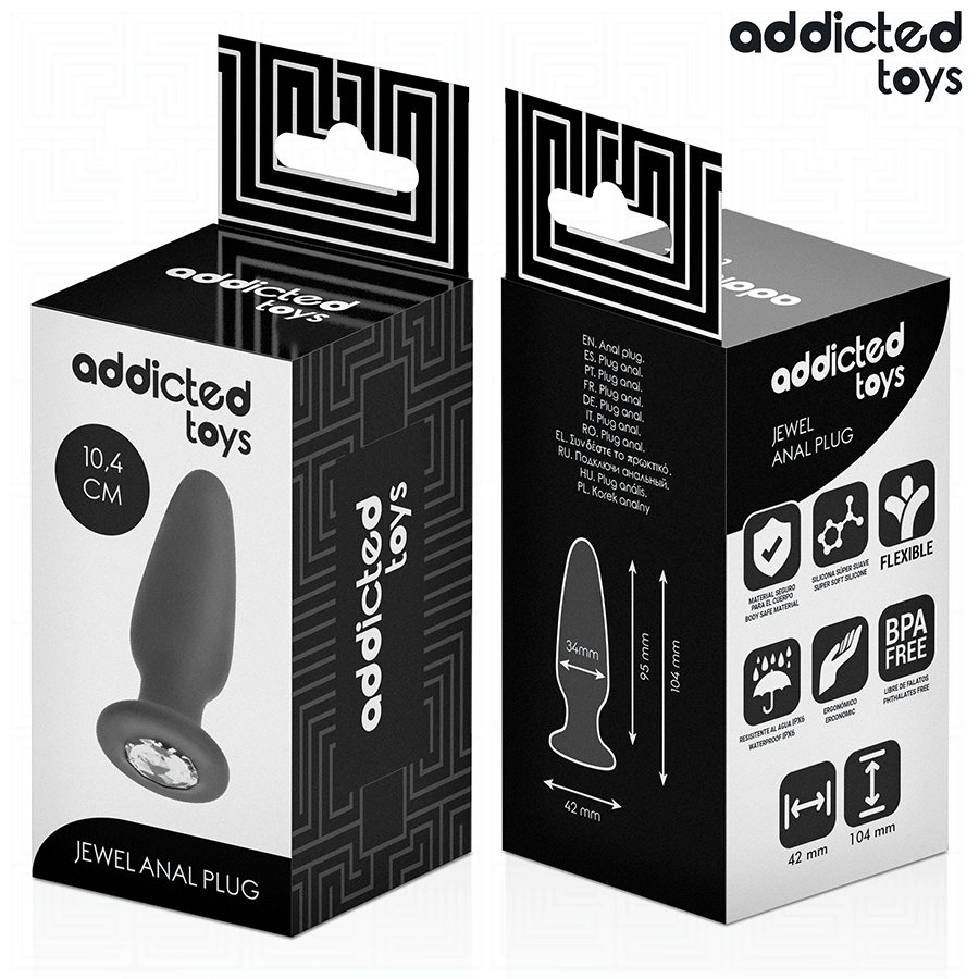 Addicted Toys - Anal Plug Mit Juwel 10,4 Cm