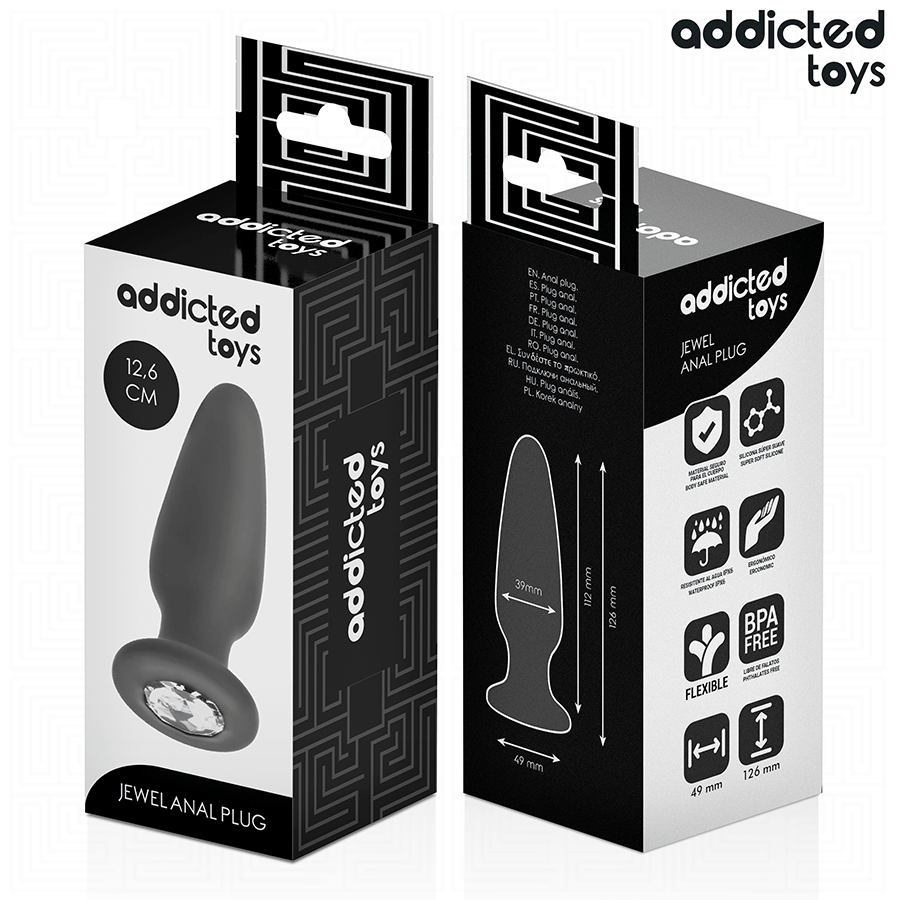 Addicted Toys - Anal Plug Mit Juwel 12,6 Cm