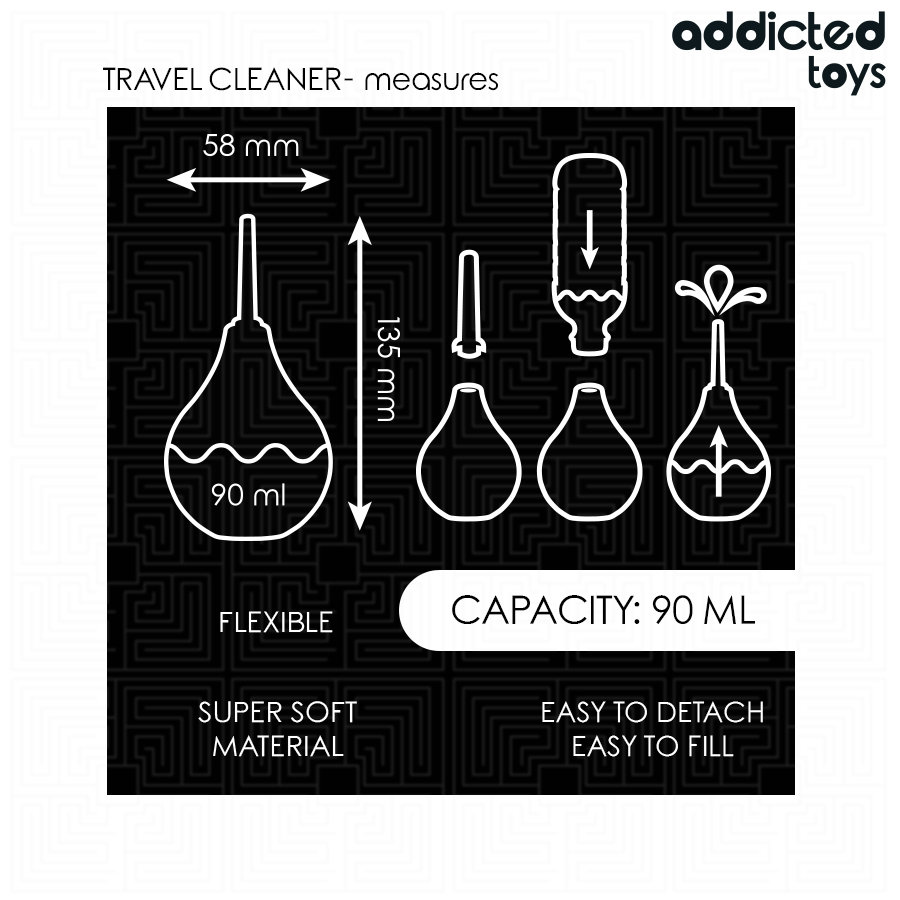 Addicted Toys - Reise-Analreiniger Größe S 90 Ml