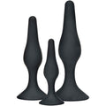Toyjoy - Anal Play Curvy Companions Anal Plug 3 Stãœck Schwarz