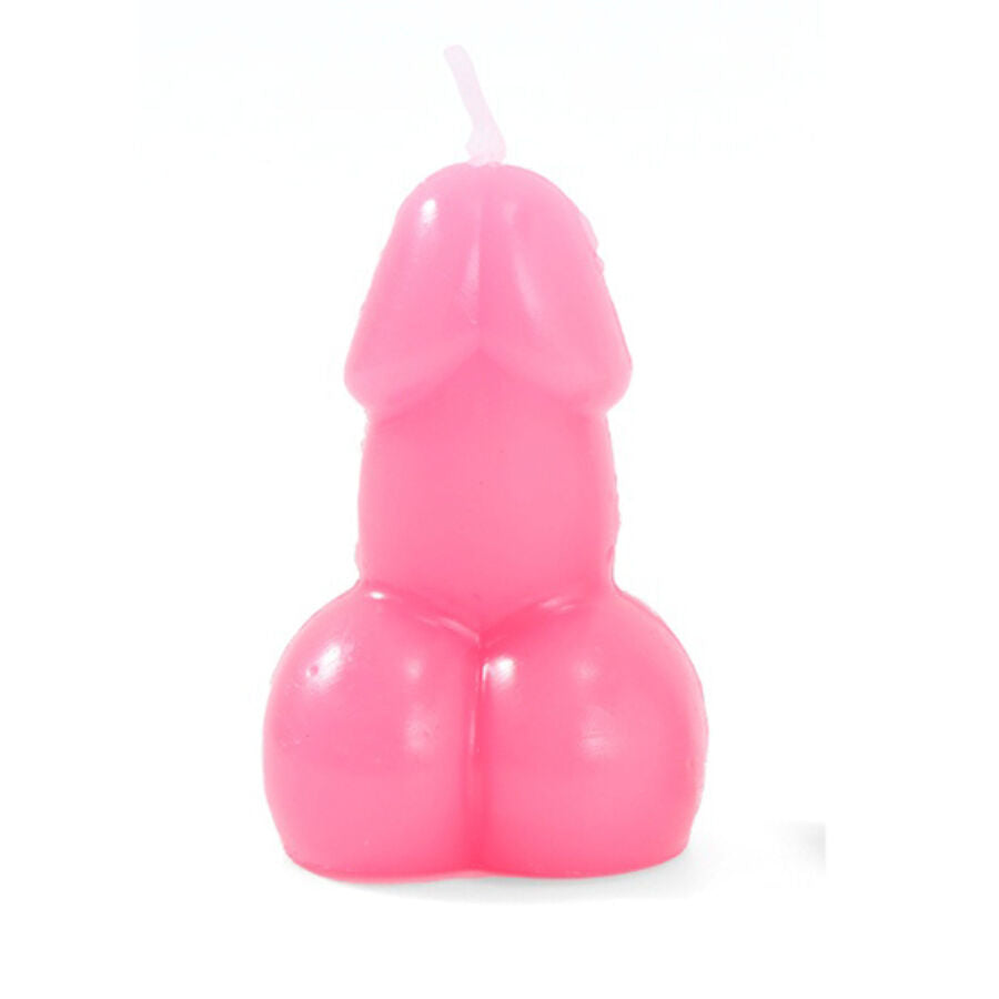 Diablo Picante Penisförmige Kerze In Fuchsia