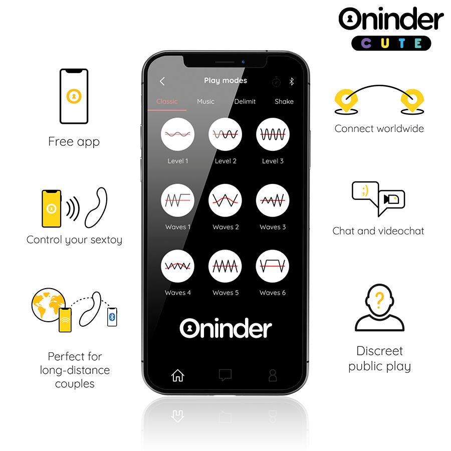 Oninder Cute - Love Buddy Master G-Spot Vibrator - Kostenlose Weltweite App