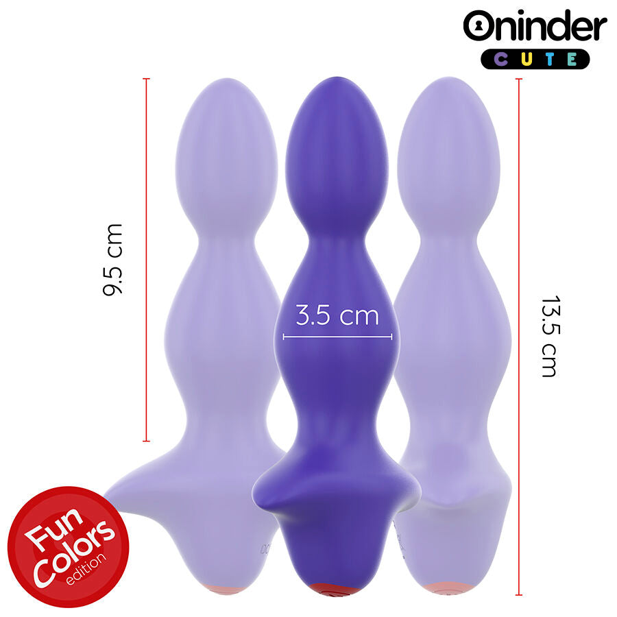 Oninder Cute - Love Butt Vibrierender Analplug-Dilatator - Kostenlose Weltweite App