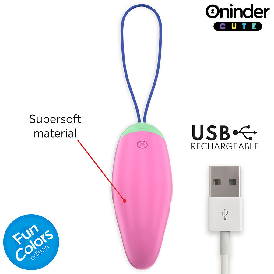 Oninder Cute - Love Pleasure Vibro-Rotierendes Ei 360â° Silikon - Kostenlose Weltweite App