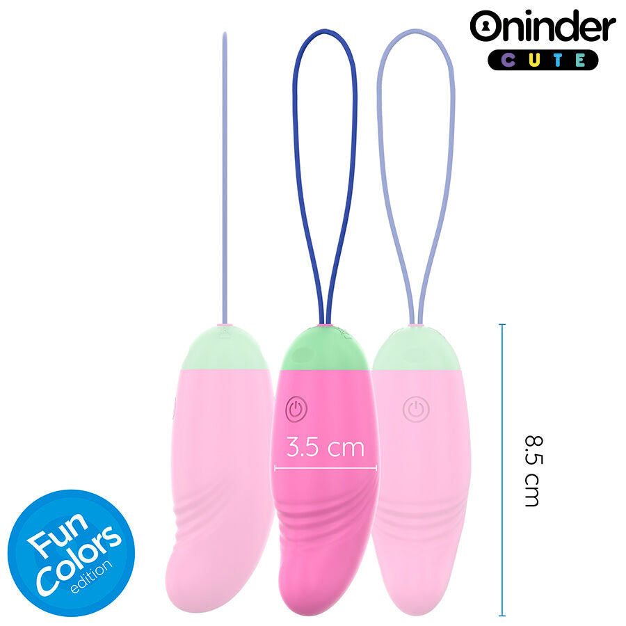 Oninder Cute - Love Pleasure Vibro-Rotierendes Ei 360â° Silikon - Kostenlose Weltweite App