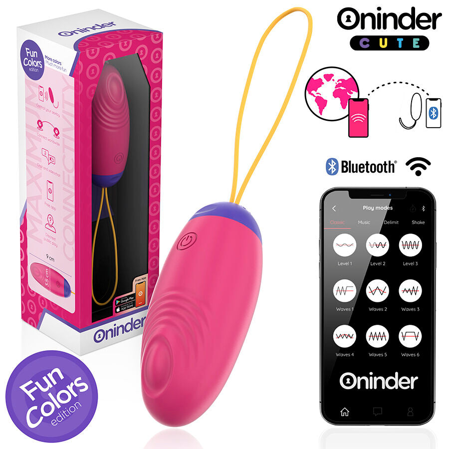 Oninder Cute - Love Pleasure Vibro-Wave Tapping Silikon-Ei - Kostenlose Weltweite App