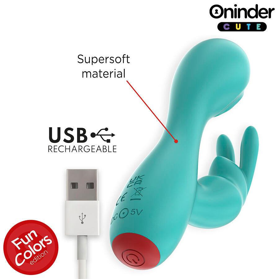 Oninder Cute - Love Bunny G-Spot Klitoralvibrator - Kostenlose Weltweite App