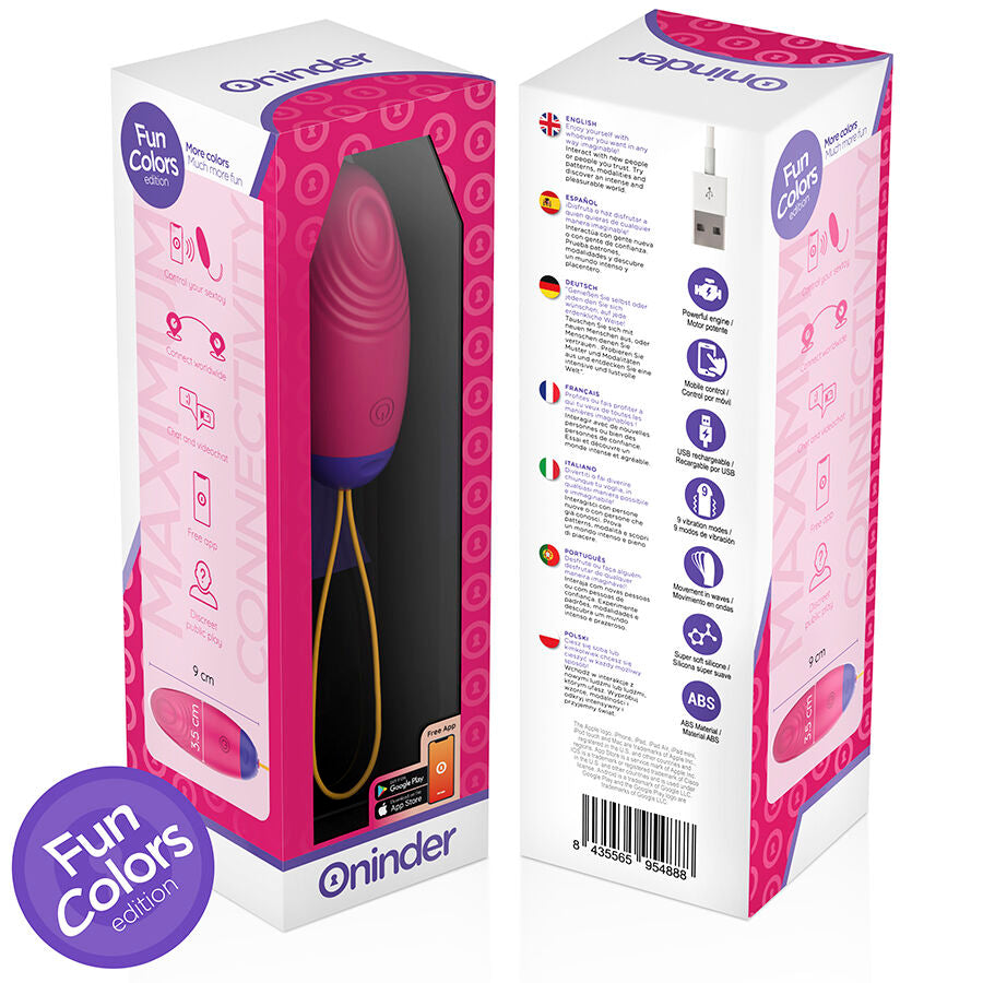 Oninder Cute - Love Pleasure Vibro-Wave Tapping Silikon-Ei - Kostenlose Weltweite App
