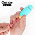Oninder Cute - Love Pleasure Vibro-Rotierendes Silikon-Edelstein-Ei - Kostenlose Weltweite App