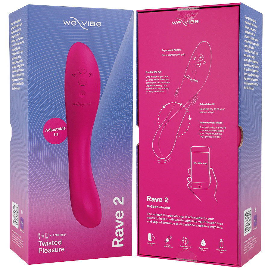 We-Vibe - Rave 2 G-Spot-Vibrator Rosa