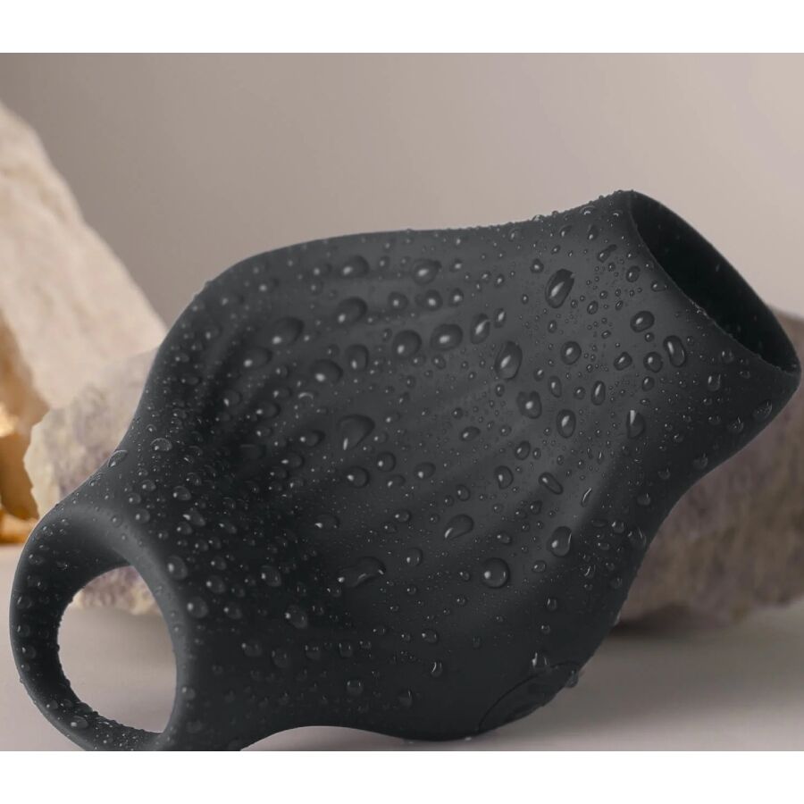 Rocks-Off - Palm Schwarzer Flexibler Vibrator-Masturbator