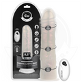 Cock Miller - Dildo Mit Saugnãpfen, Lichtern Und Vibration Mit Fernbedienung Weiss 21,5 Cm