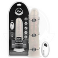 Cock Miller - Dildo Mit Saugnãpfen, Lichtern Und Vibration Mit Fernbedienung Weiss 20,5 Cm