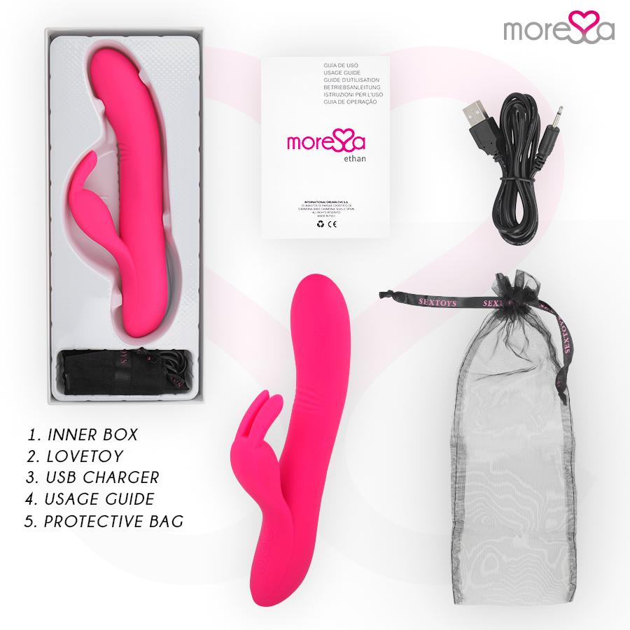 MORESSA - ETHAN PREMIUM SILICONE RECHARGEABLE
