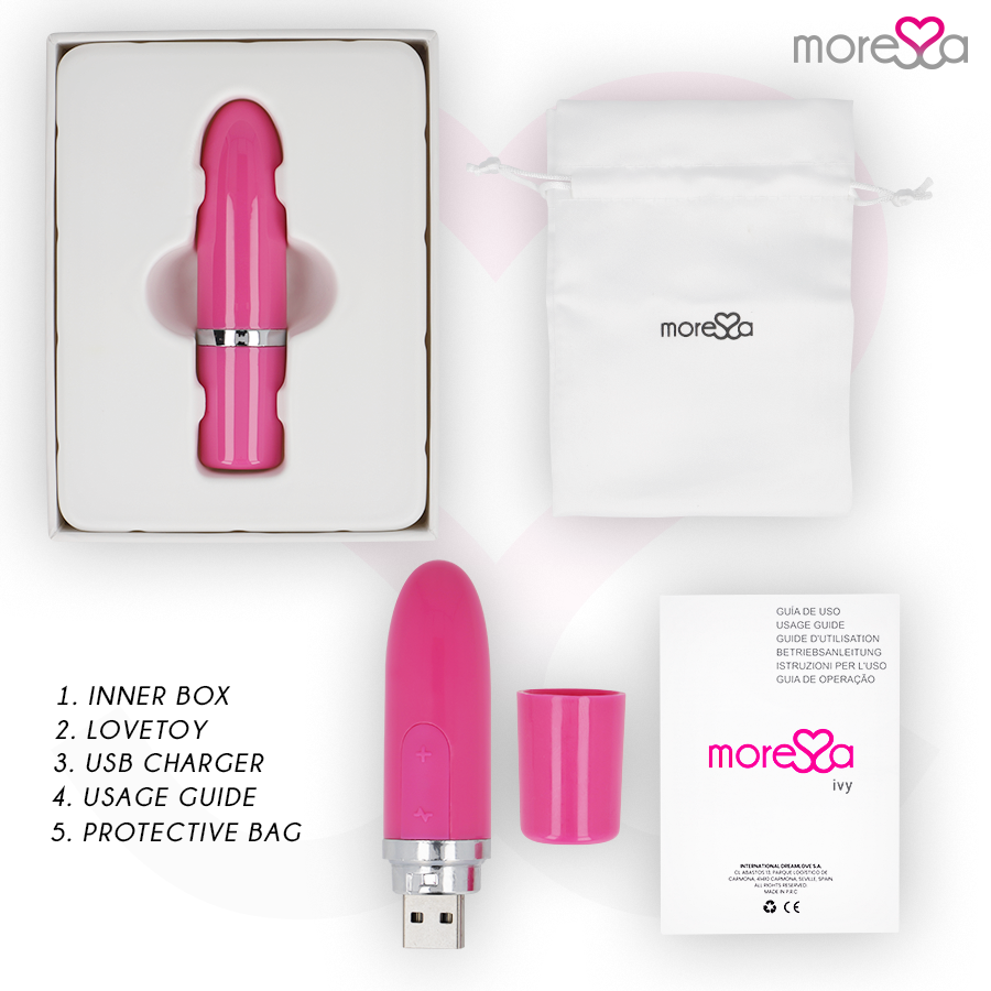 Moressa - Ivy Vibrator Stimulator Reise Rosa
