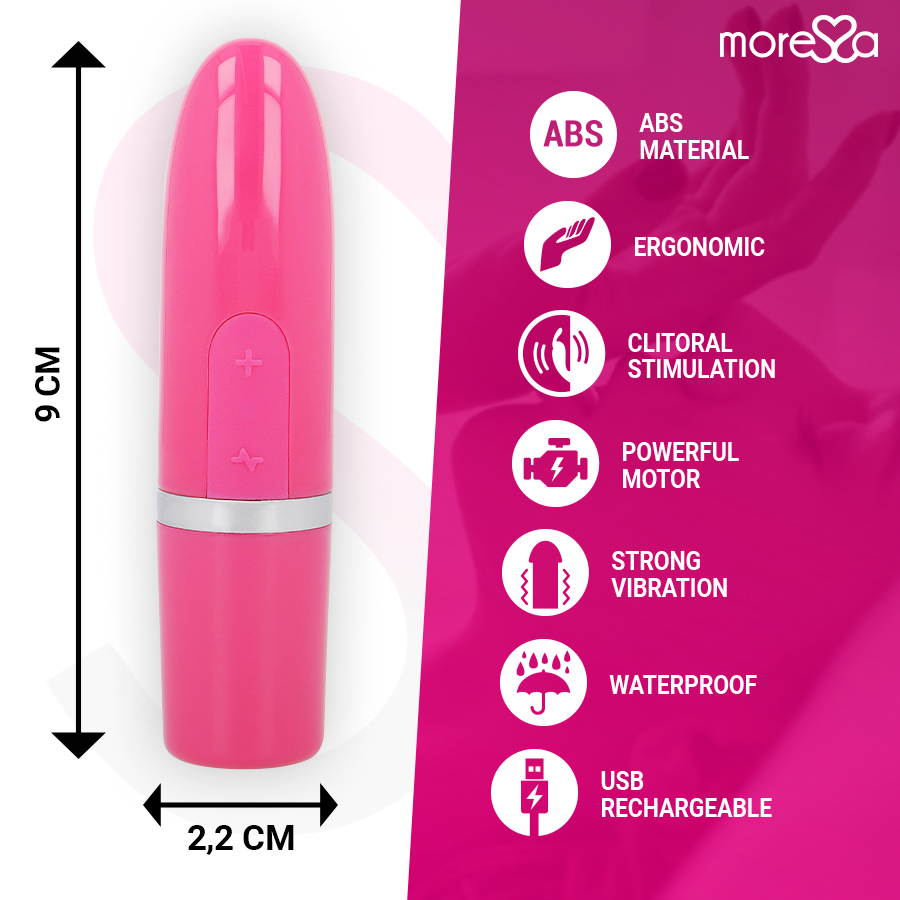 Moressa - Ivy Vibrator Stimulator Reise Rosa