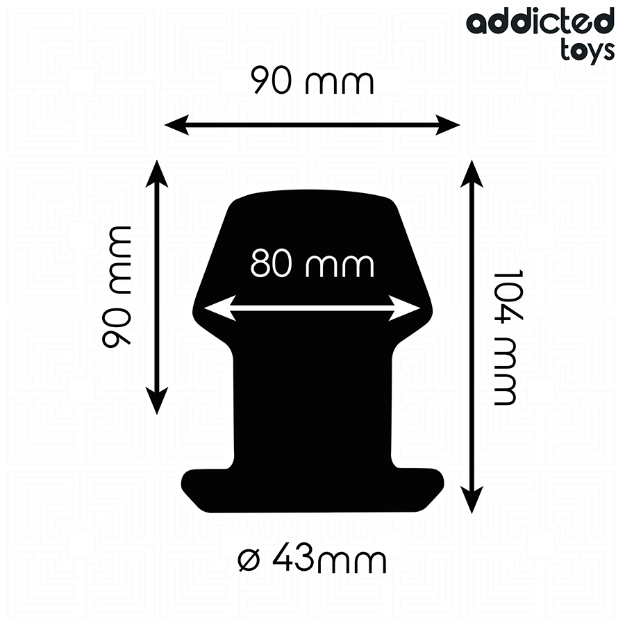 Addicted Toys - Extrem Hohl Anal Plug L 10,4 Cm