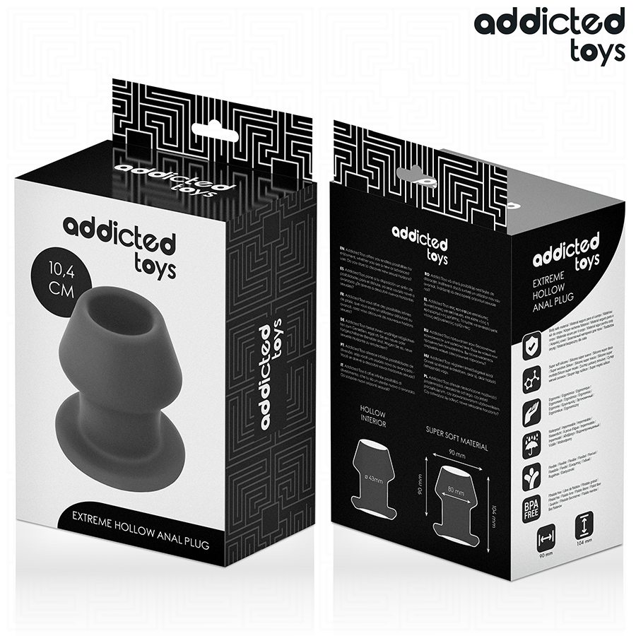 Addicted Toys - Extrem Hohl Anal Plug L 10,4 Cm